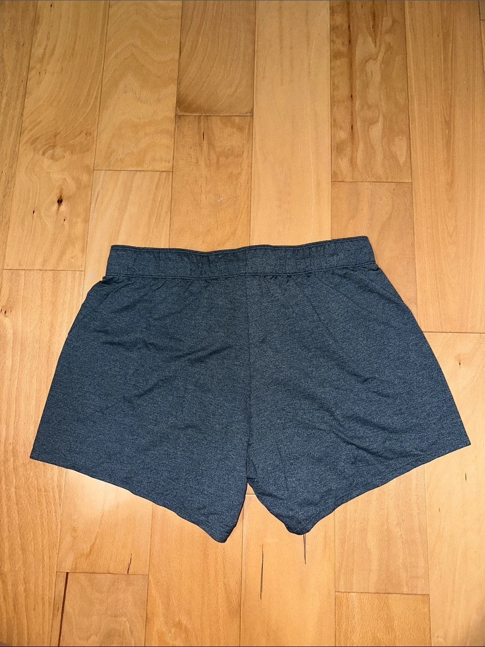Nike Women's Navy Heather Athletic Shorts with Drawstring